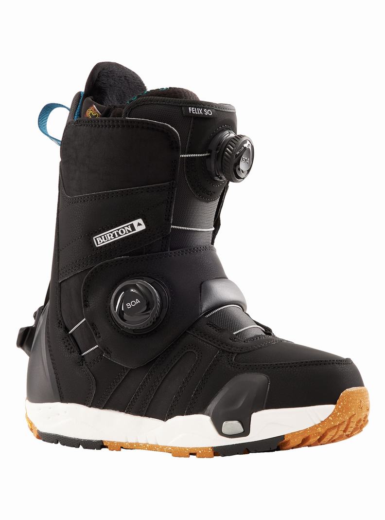 Boots Snowboard Burton Felix Step On  Noir Femme | ZJR-4611137