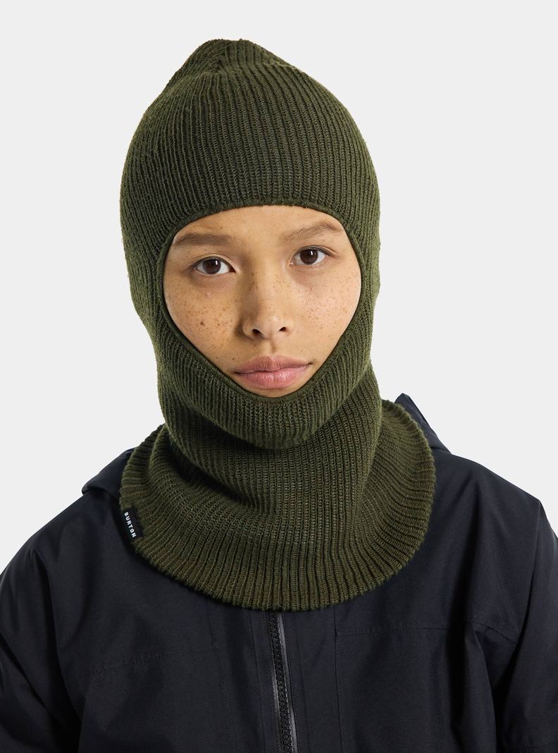 Masque Burton Recycled All Day Long Balaclava  Vert Foncé Homme | SEA-2961778