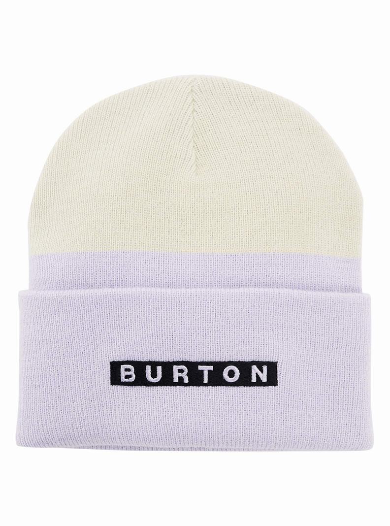 Bonnet Burton All 80  Blanche Violette Homme | FBQ-5033232