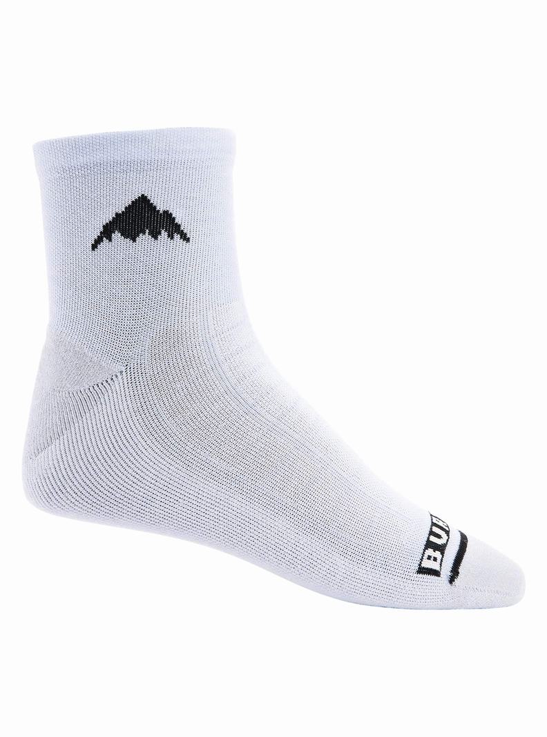 Chaussettes Burton Legere Quarter Crew  Blanche Homme | YXS-8280631