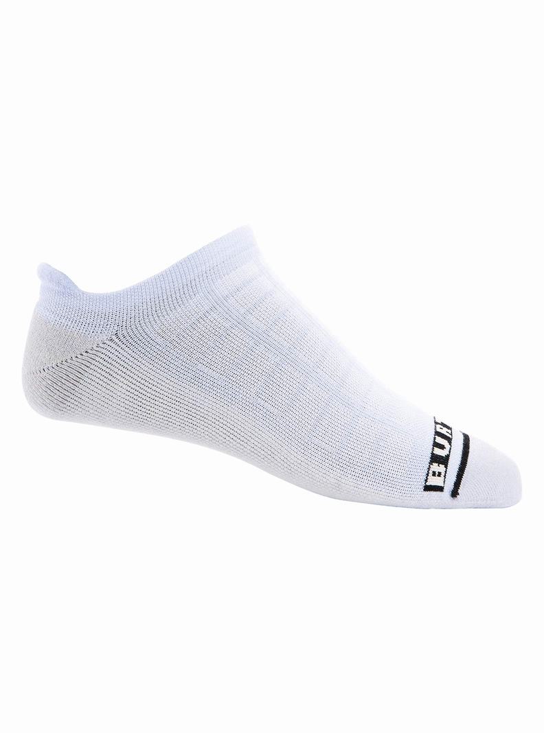 Chaussettes Burton Legere No-Show  Blanche Homme | QSN-3144234