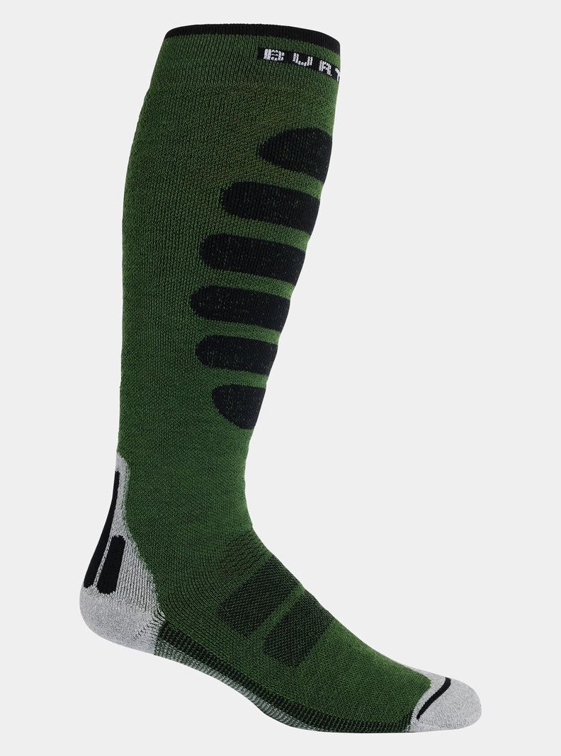 Chaussettes Burton Performance + Midweight  Vert Olive Homme | BED-6203080