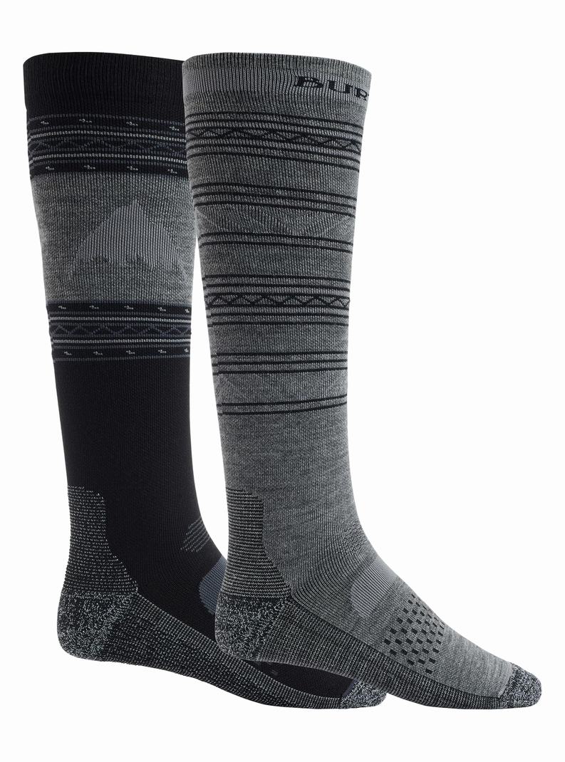 Chaussettes Burton Performance Legere (2 Pack)  Noir Homme | QWZ-0056516