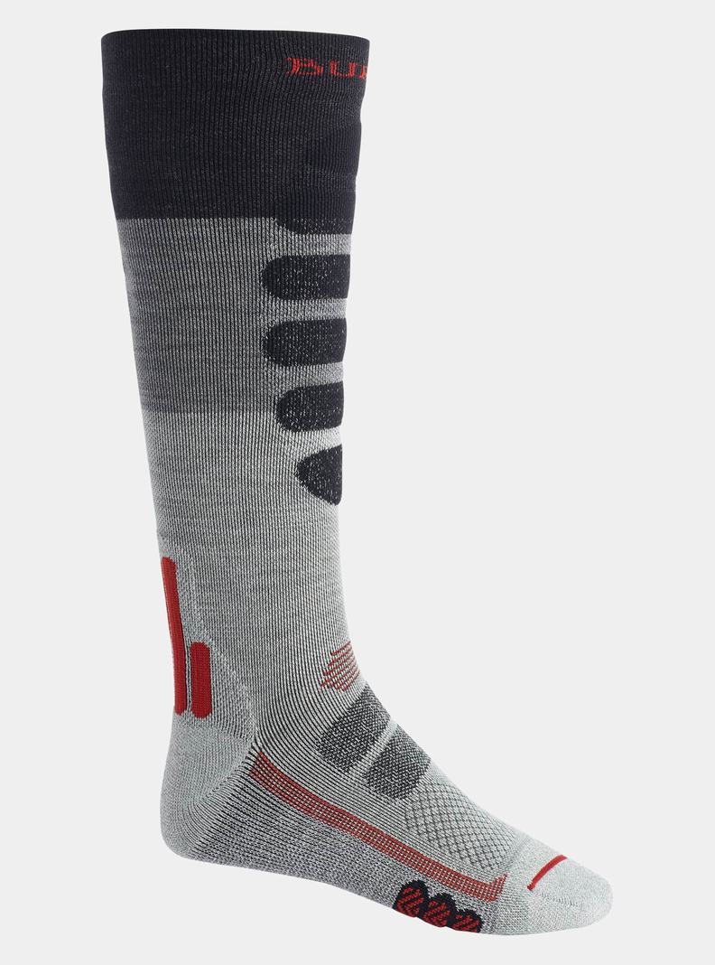 Chaussettes Burton Performance + Legere Compression  Grise Homme | VLH-2438055