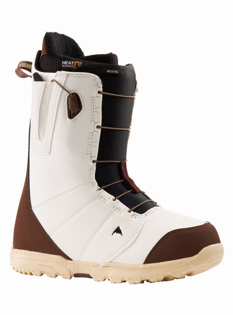 Boots Snowboard Burton Moto  Blanche Homme | HDB-7340022