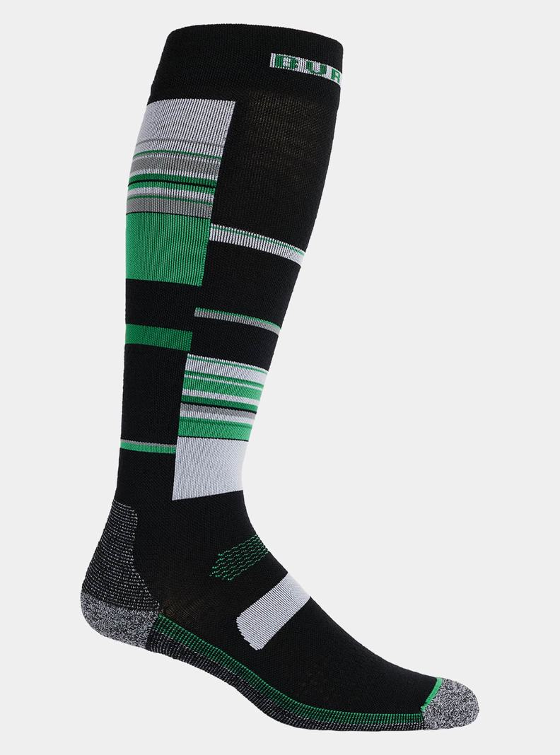 Chaussettes Burton Performance Ultralight  Vert Stripes Homme | BGK-4221615