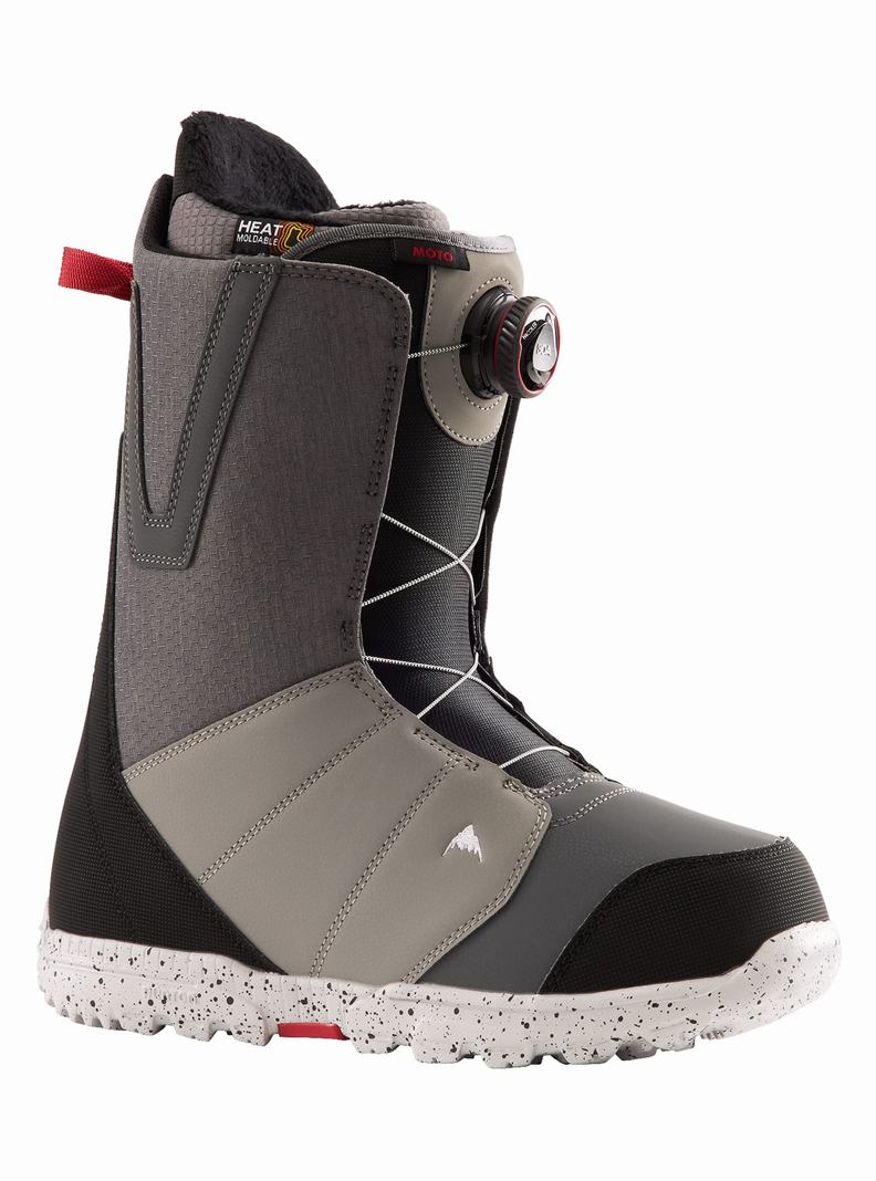 Boots Snowboard Burton Moto BOA  Grise Noir Homme | LEF-6073294