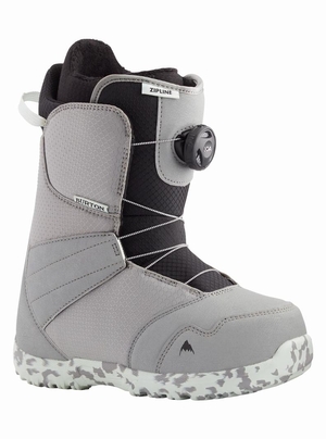 Boots Snowboard Burton Zipline BOA  Grise Enfant | VYQ-3128239