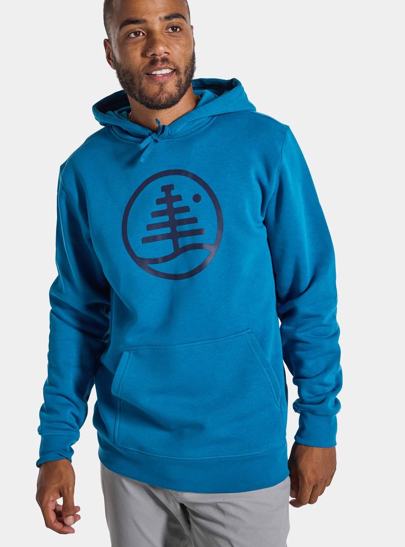 Sweat à capuche Burton Family Tree Pullover  Bleu Femme | SJQ-8857696