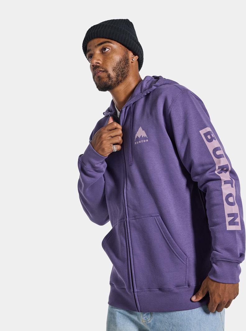 Sweat à capuche Burton Elite Full-Zip  Violette Femme | IQR-5079926