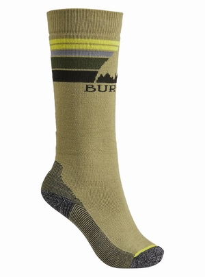 Chaussettes Burton Emblem Midweight  Vert Olive Enfant | CHI-6904690