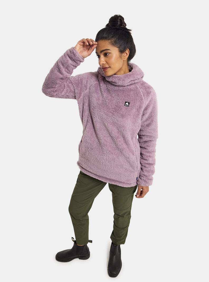 Sweats Burton Lynx Pullover Fleece  Violette Femme | VUL-2005119