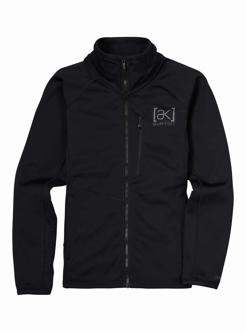 Sweats Burton [ak] Helium Power Grid Full-Zip Fleece  Noir Femme | ZHH-2434729