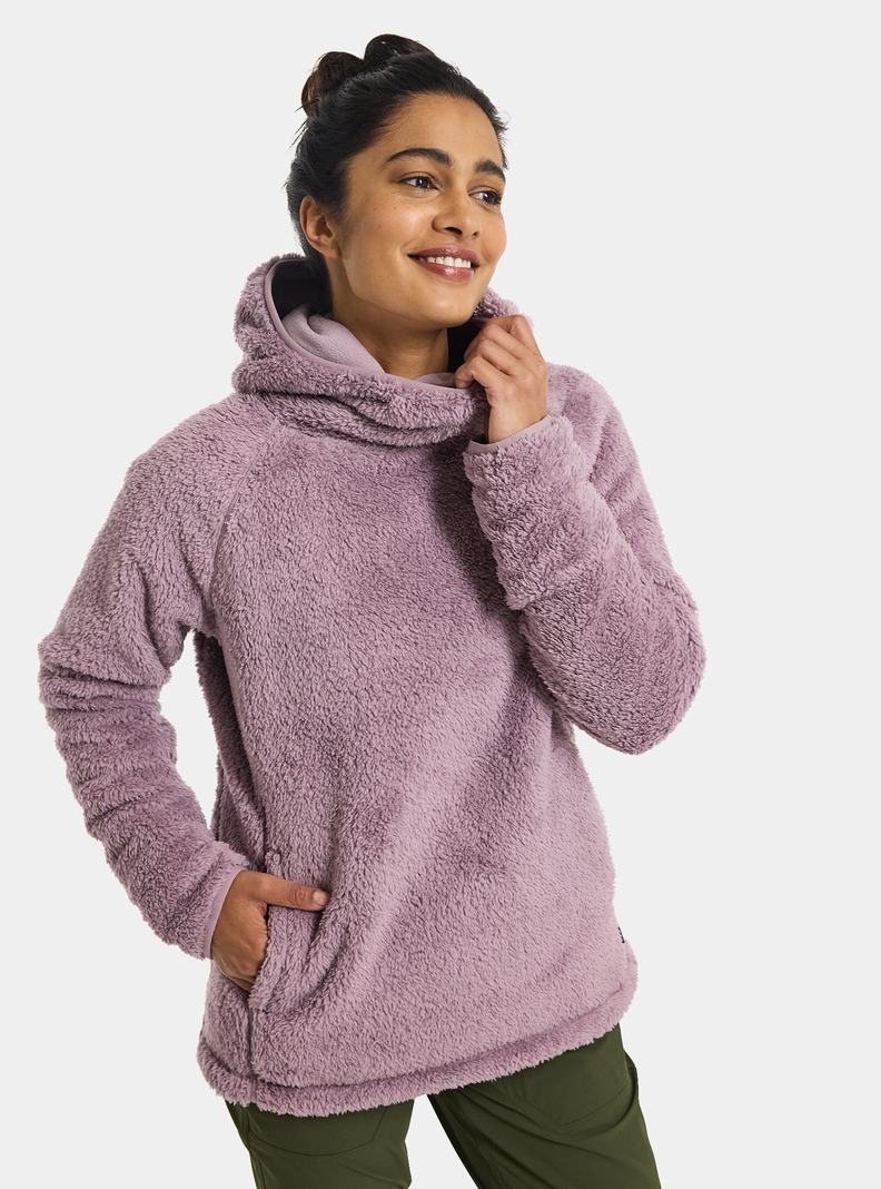 Sweats Burton Lynx Pullover Fleece  Violette Femme | VUL-2005119