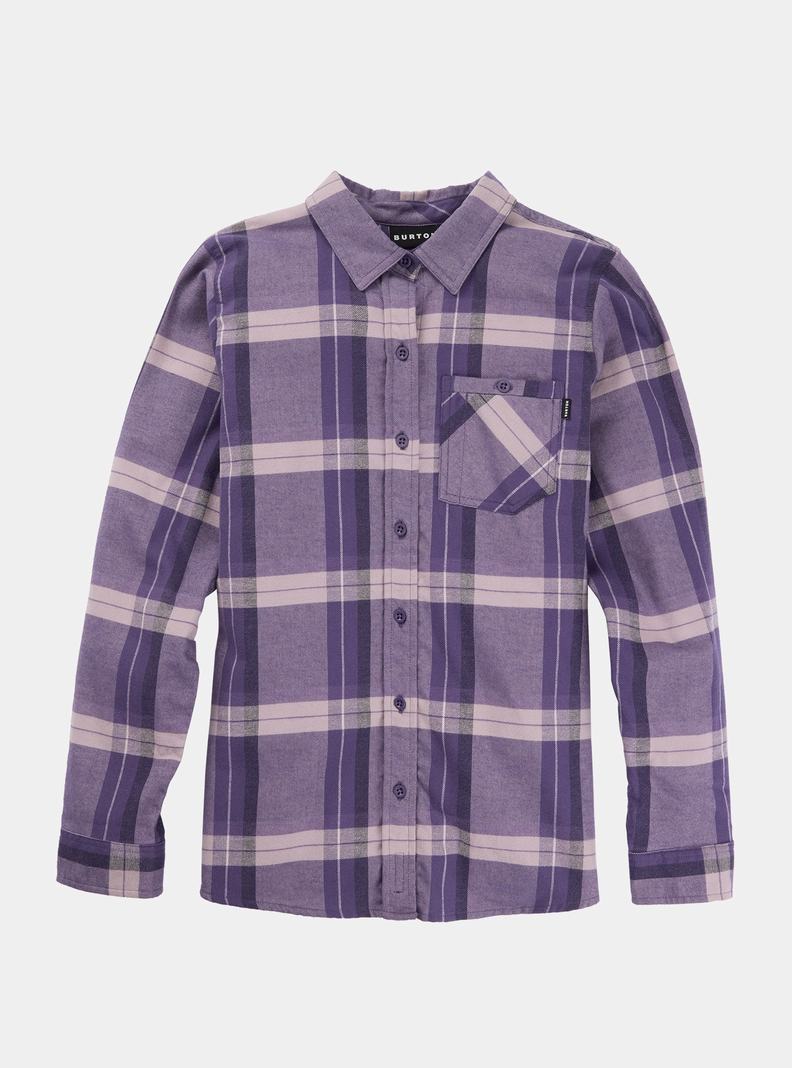 Chemise Burton Favorite Long Sleeve Flannel  Violette Femme | LII-8746991