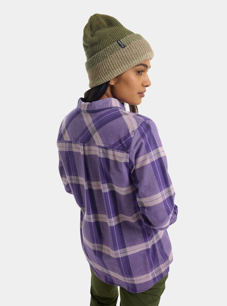 Chemise Burton Favorite Long Sleeve Flannel  Violette Femme | LII-8746991