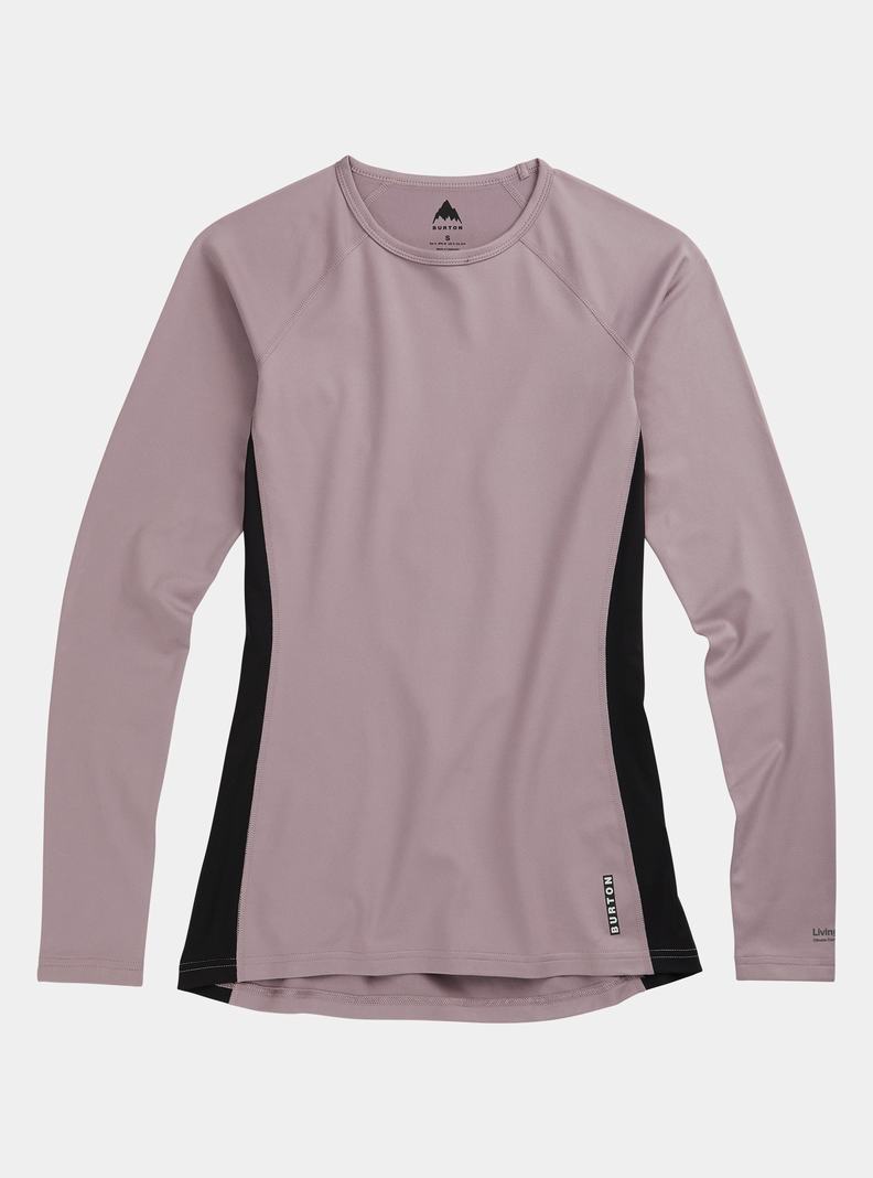 Sous-couches Burton Midweight X Base Layer Crewneck  Violette Femme | HMF-5971457