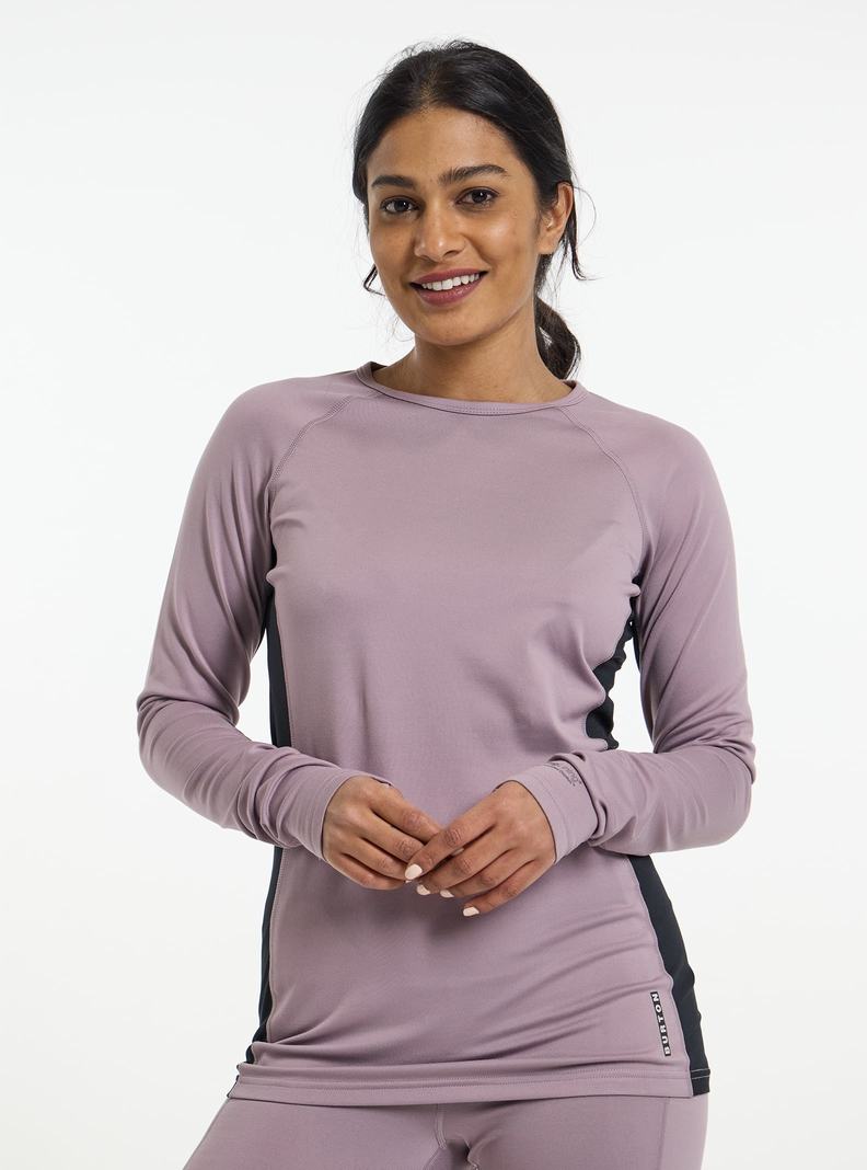 Sous-couches Burton Midweight X Base Layer Crewneck  Violette Femme | HMF-5971457