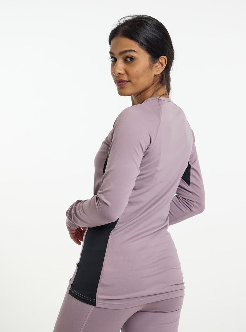 Sous-couches Burton Midweight X Base Layer Crewneck  Violette Femme | HMF-5971457