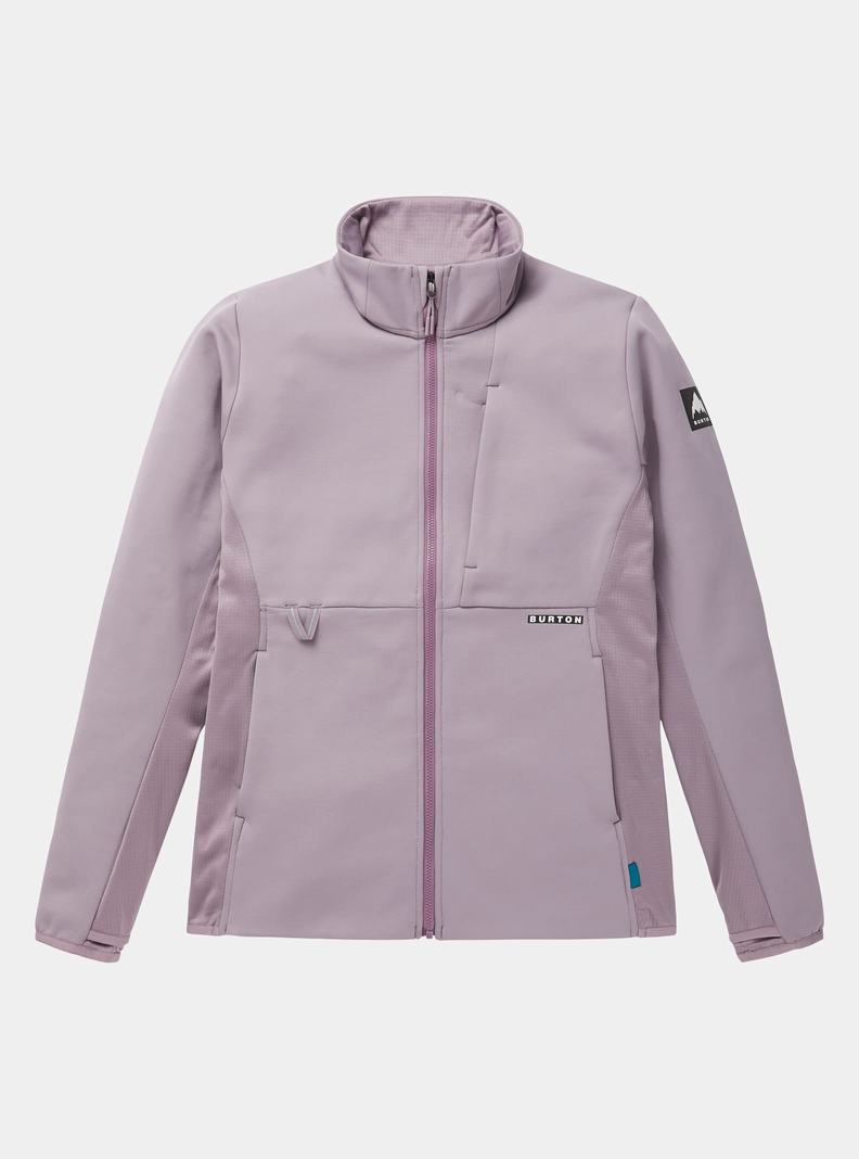 Sweats Burton Multipath Full-Zip Fleece  Violette Femme | PSL-6631853