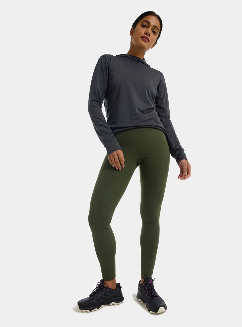 Leggings Burton Multipath Pocket  Vert Femme | WAK-1430189