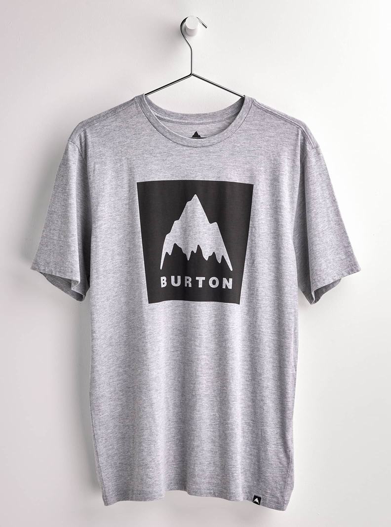 T-shirts Burton Classiche Mountain High Corta Sleeve  Grise Femme | OWW-7932375