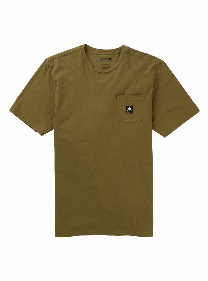 T-shirts Burton Colfax Corta Sleeve  Vert Olive Femme | IHH-3160124