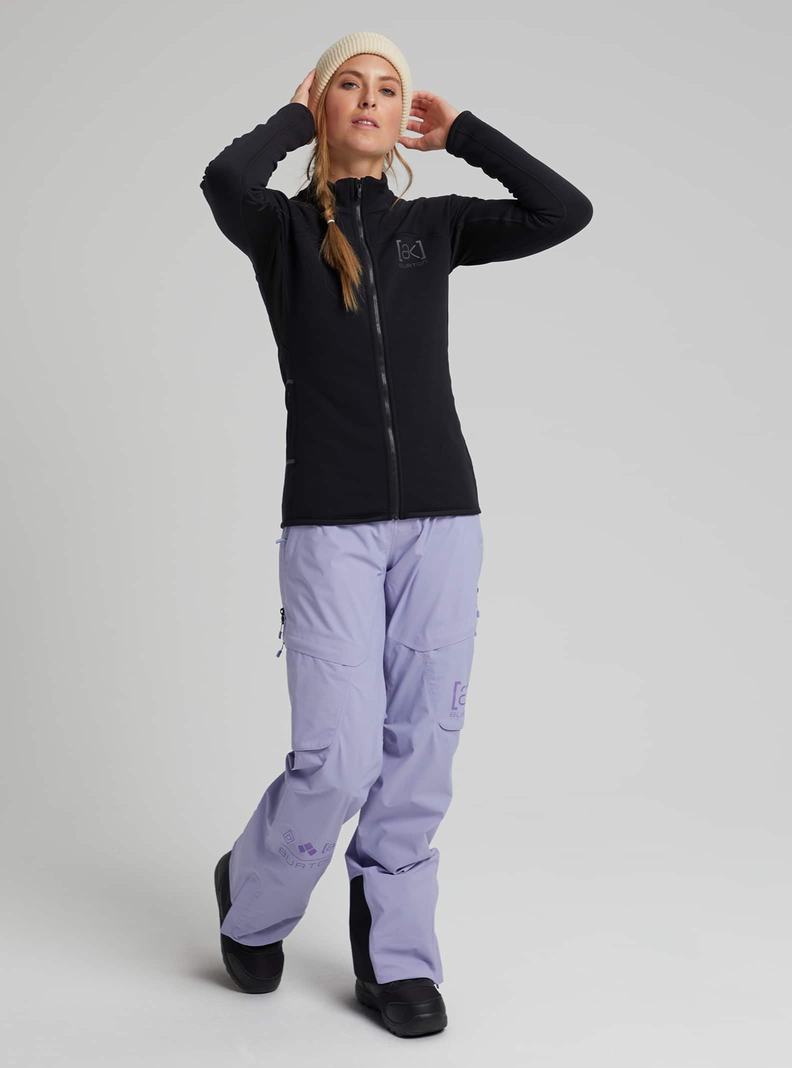 Sweats Burton [ak] Baker Power Stretch Full-Zip Fleece  Noir Femme | TXG-0131965