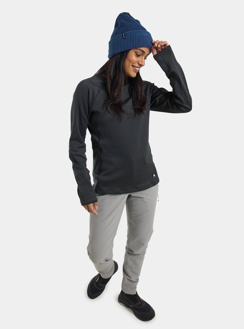 Sweats Burton Stockrun Crewneck Fleece  Noir Femme | QAV-7563069