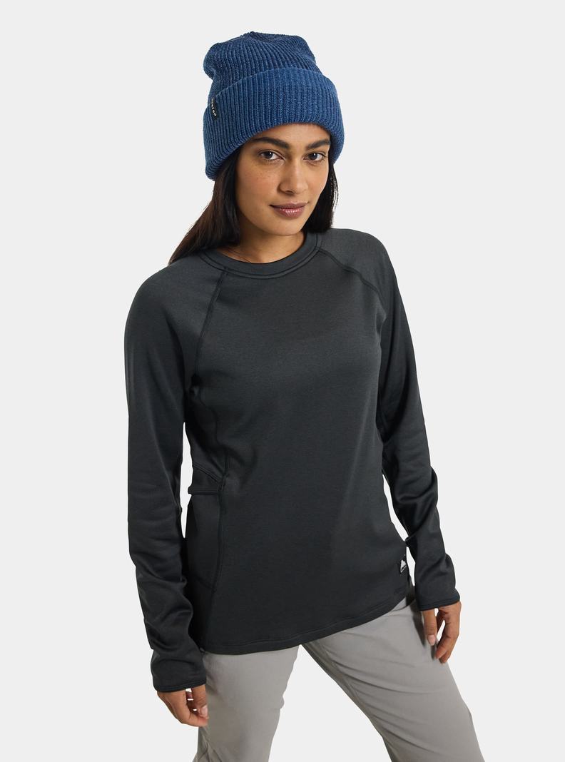 Sweats Burton Stockrun Crewneck Fleece  Noir Femme | QAV-7563069