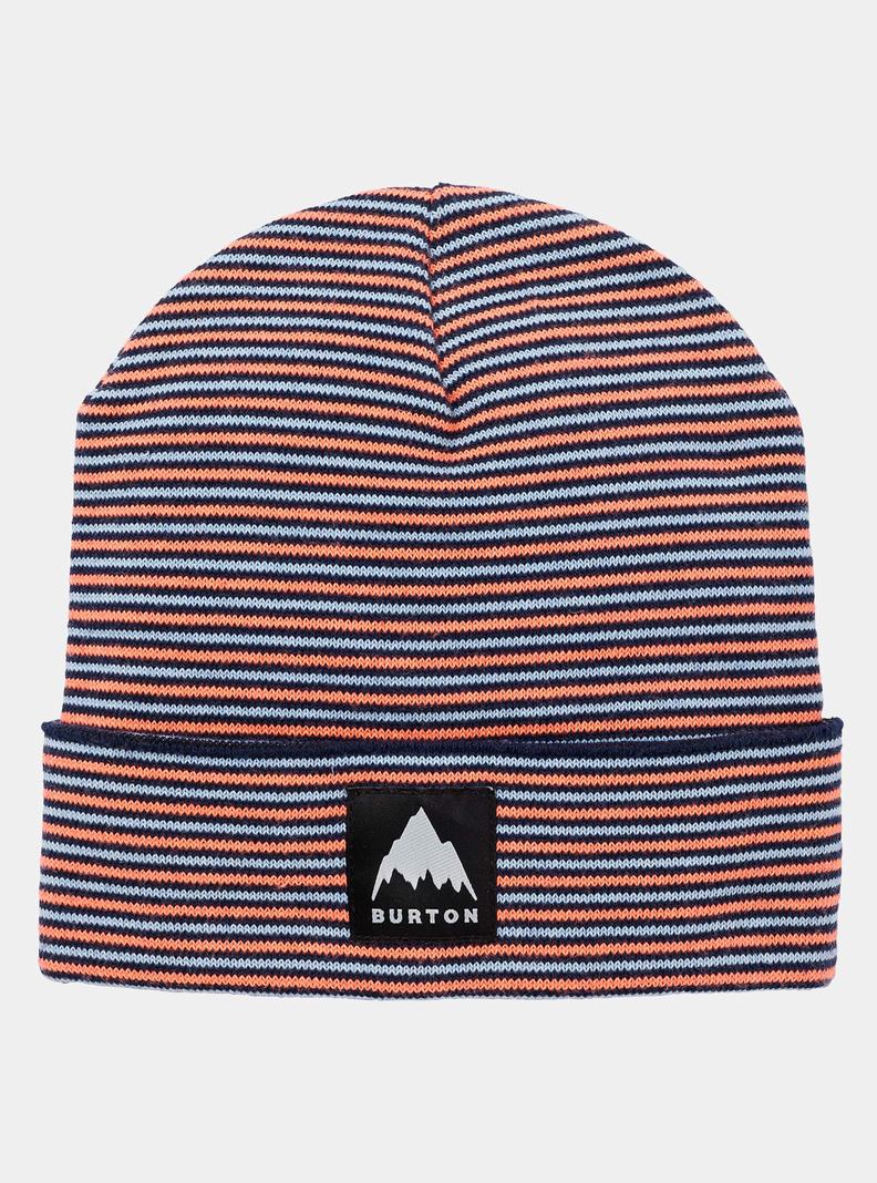 Bonnet Burton Recycled Stripe  Bleu Orange Enfant | IVK-1052404