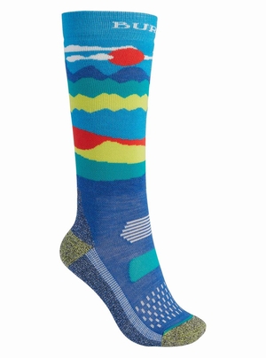 Chaussettes Burton Performance Midweight  Bleu Enfant | YWF-2859943