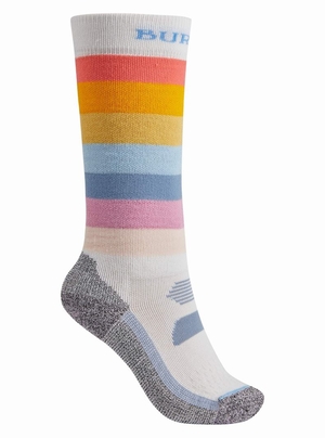 Chaussettes Burton Performance Midweight  Blanche Multicolore Grise Enfant | HPZ-3339082