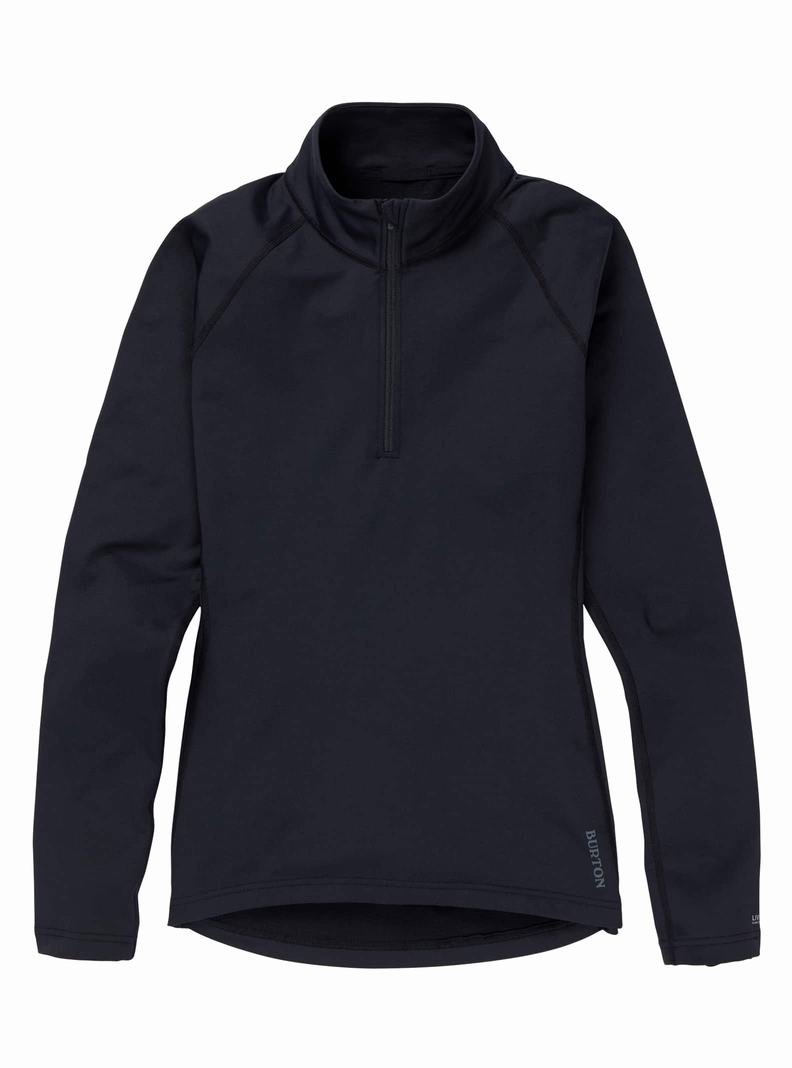 Sous-couches Burton Heavyweight X Base Layer Quarter-Zip  Noir Femme | MQN-9161706