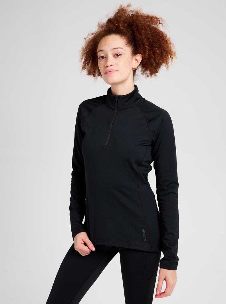 Sous-couches Burton Heavyweight X Base Layer Quarter-Zip  Noir Femme | MQN-9161706