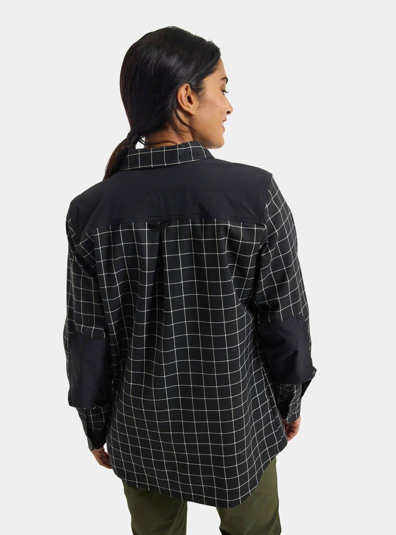 Chemise Burton Favorite Performance Long Sleeve Flannel  Noir Femme | NQQ-5821738