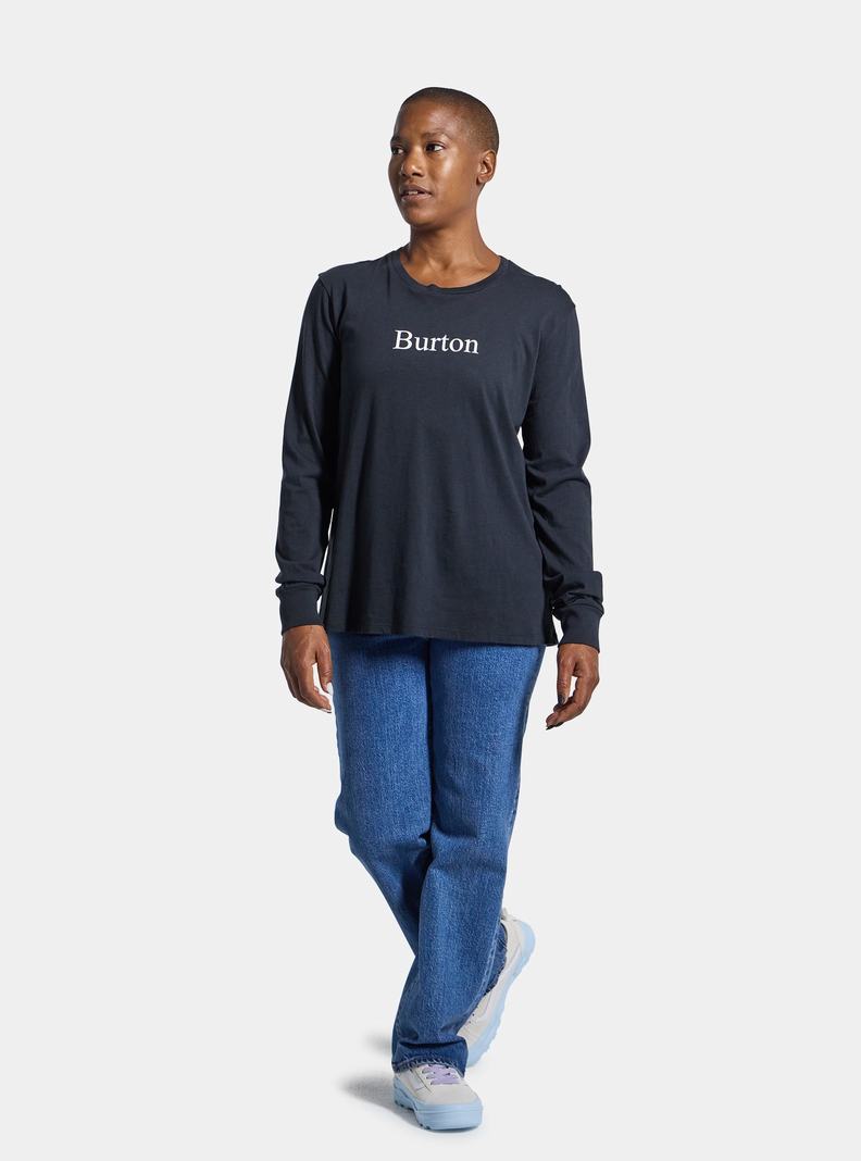 T-shirts Burton Story Board Long Sleeve  Noir Femme | ISX-2506006