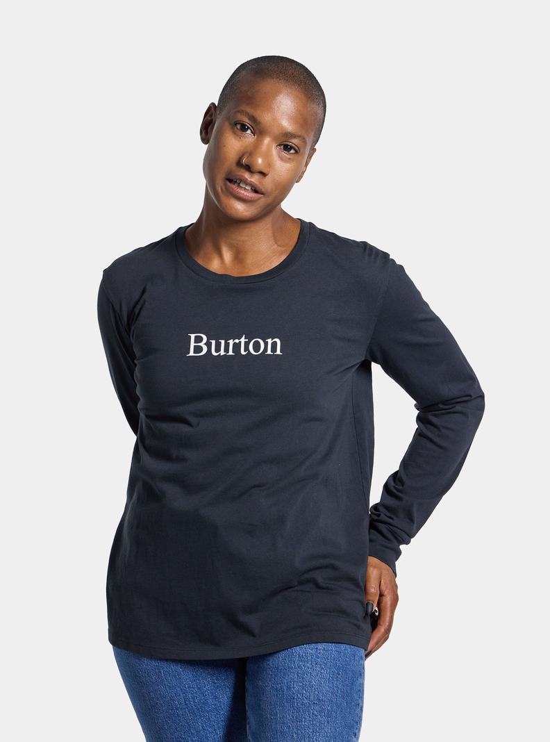 T-shirts Burton Story Board Long Sleeve  Noir Femme | ISX-2506006