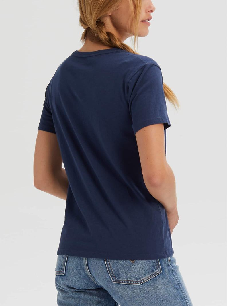 T-shirts Burton Classiche Corta Sleeve  Bleu Femme | PEL-7513667