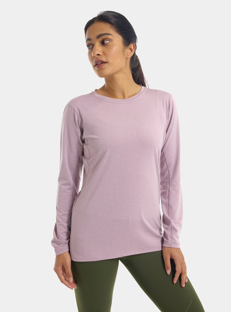 Sous-couches Burton Multipath Essential Tech Long Sleeve  Violette Femme | NSY-7278280