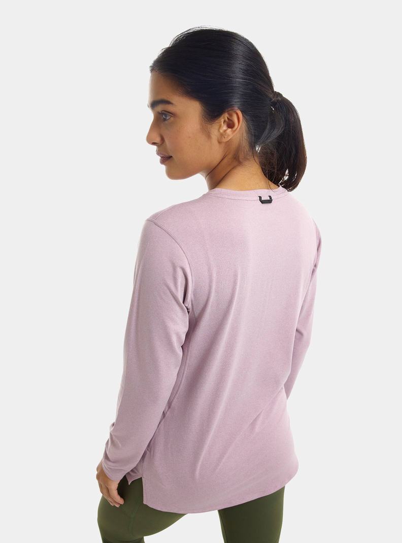 Sous-couches Burton Multipath Essential Tech Long Sleeve  Violette Femme | NSY-7278280