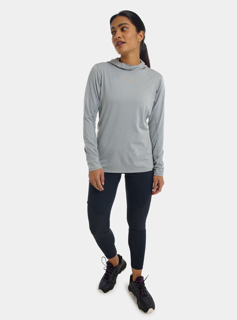 Sweat à capuche Burton Multipath Essential Tech Pullover  Grise Femme | CFA-4719434