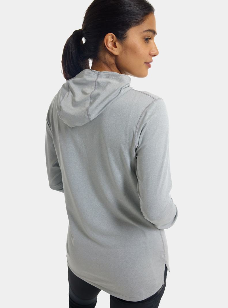 Sweat à capuche Burton Multipath Essential Tech Pullover  Grise Femme | CFA-4719434