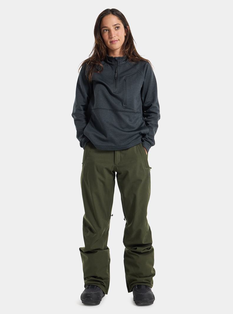 Pantalon Snowboard Burton Society 2L  Vert Foncé Femme | TXC-1358122