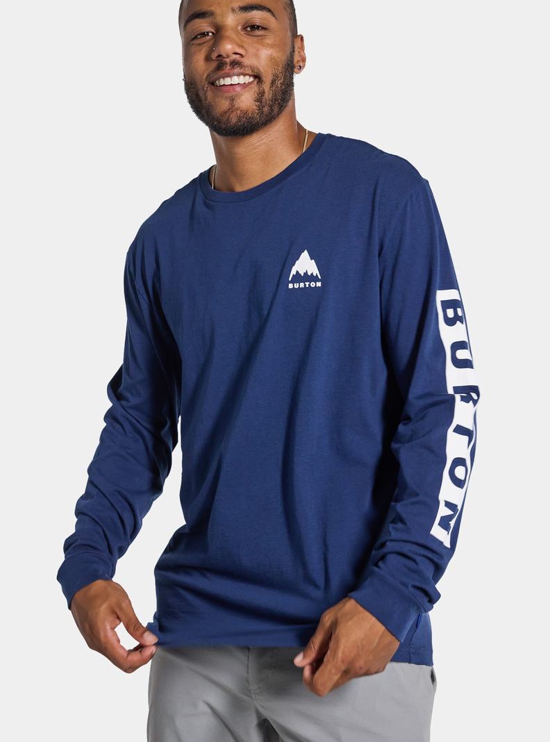 T-shirts Burton Elite Long Sleeve  Bleu Homme | SIG-0285651