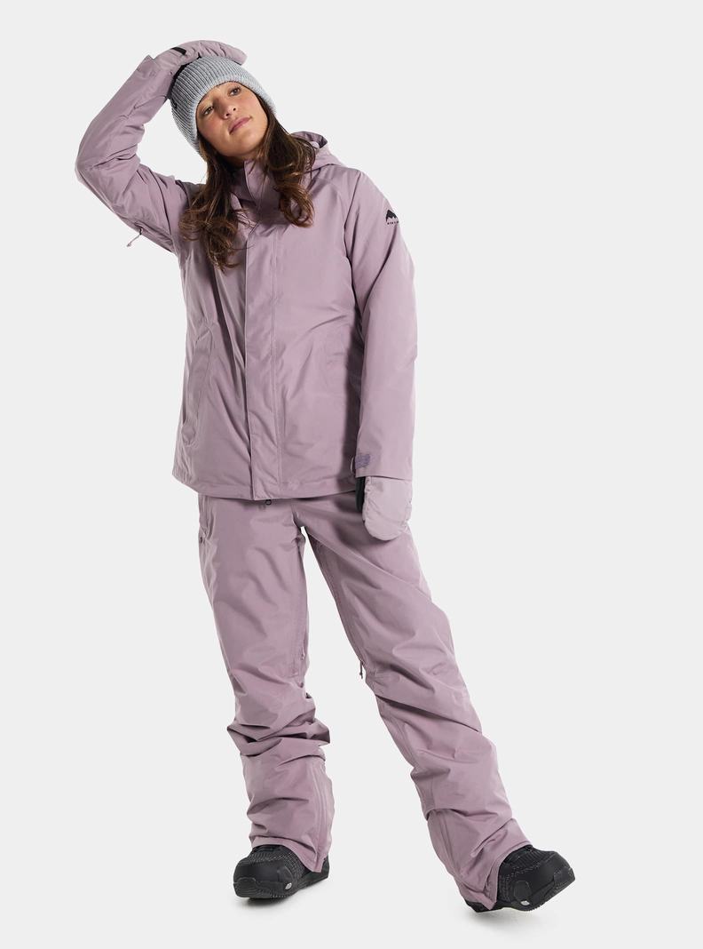 Veste Snowboard Burton Powline GORE?TEX 2L  Lavande Femme | LQJ-4759167