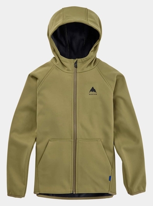 Sweats Burton Crown Weatherproof Full-Zip Fleece  Vert Olive Enfant | KCN-7497328