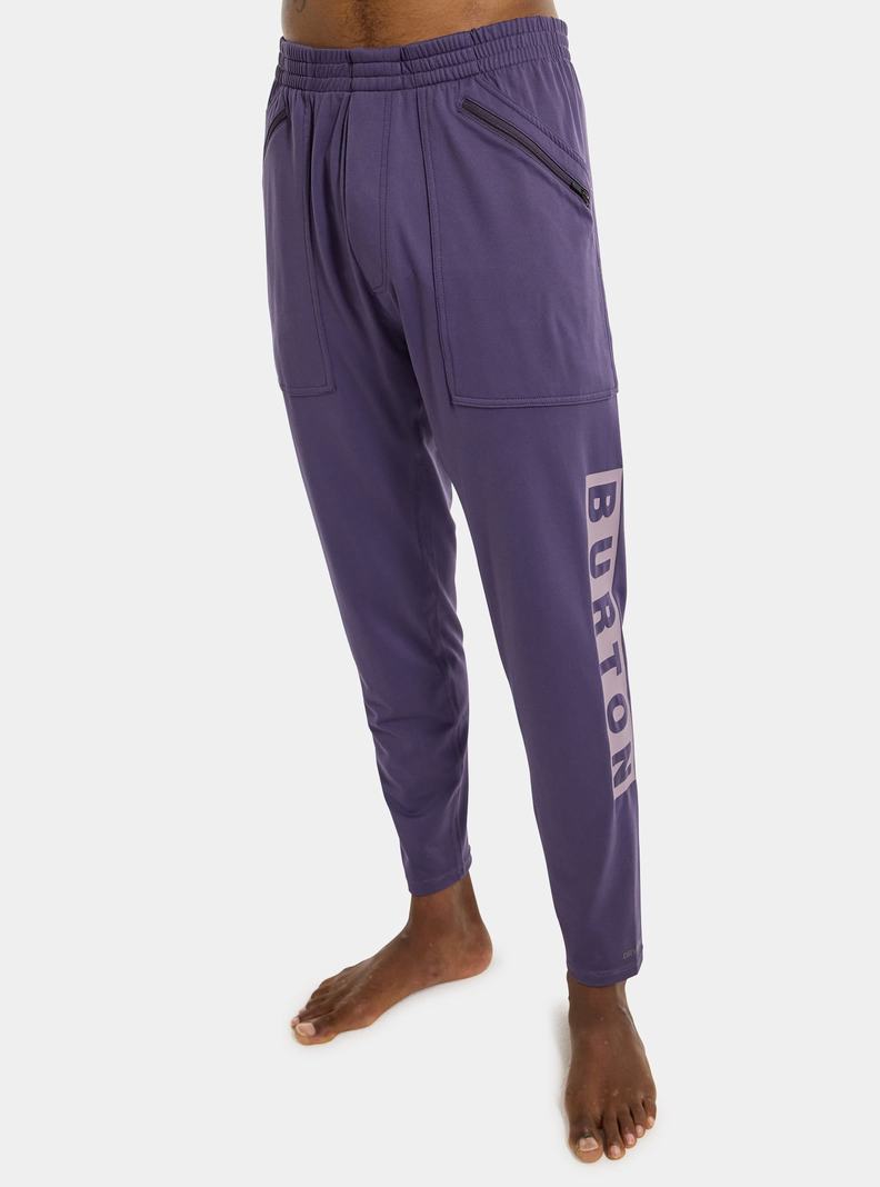 Sous-couches Burton Midweight Base Layer Stash Pants  Violette Homme | RPT-2233026