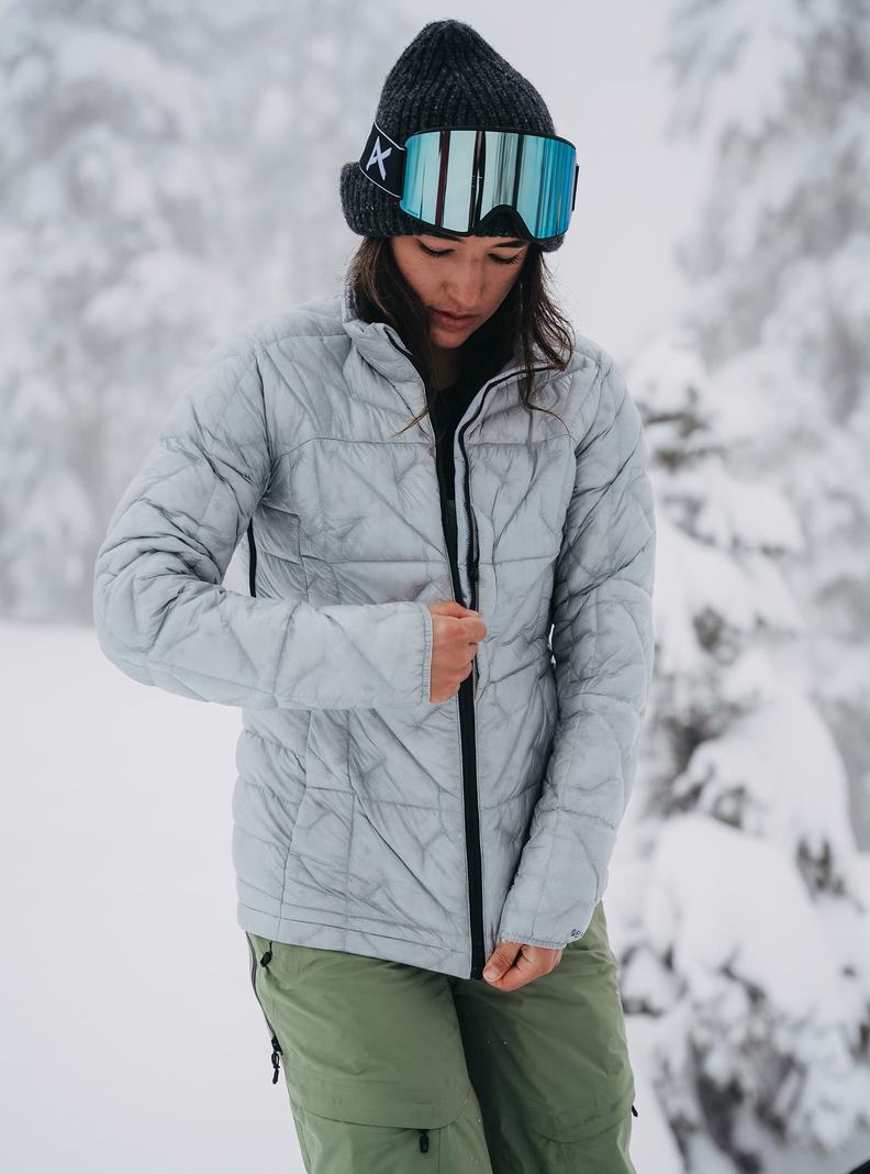 Veste Snowboard Burton [ak] Baker Down  Grise Femme | JIB-5159945