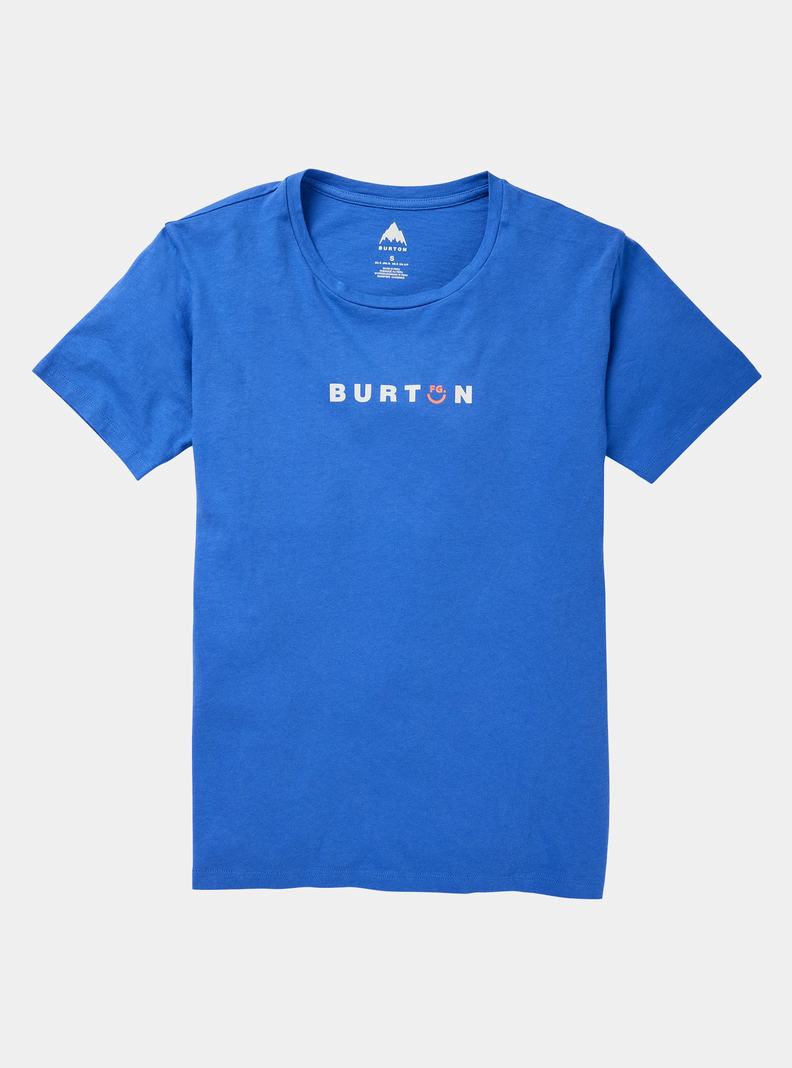 T-shirts Burton Feelgood Corta Sleeve  Bleu Femme | BHU-2040123